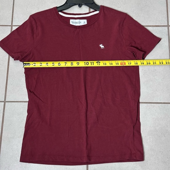 Abercrombie‎ & Fitch Men Soft A&F Collection Red T-shirt Size XS. - Picture 7 of 7